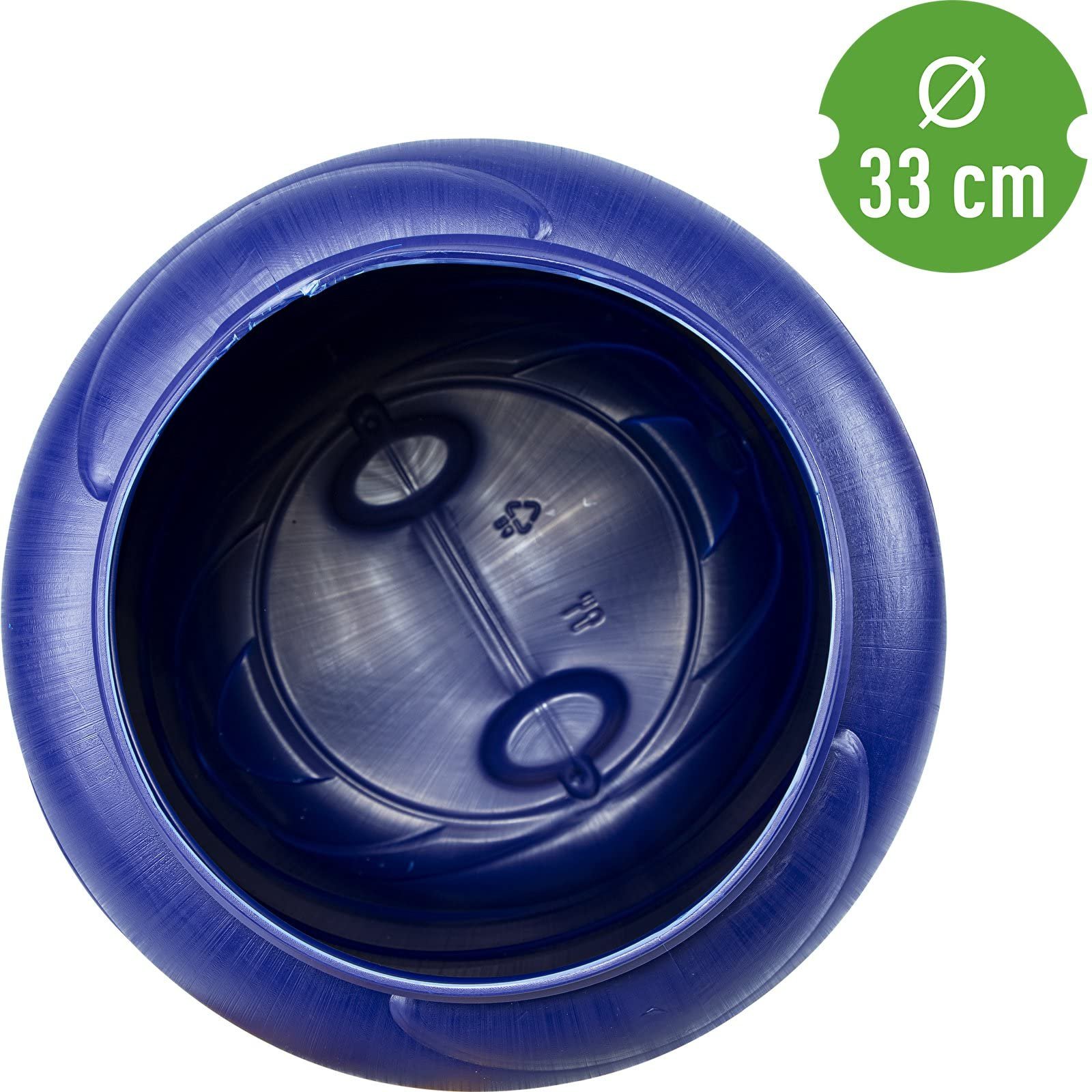 Browin 360132 Fass für Milchsaure Produkte 130 L, Große Futtertonne, Regentonne, Fass zum Einlegen von Kohl, mit Deckel, Blau - Image 4